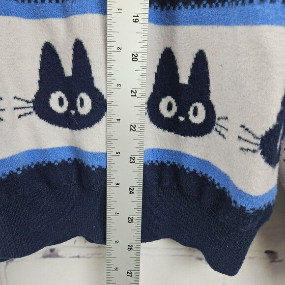 Kikis Delivery Holiday Christmas Fair Isle Sweater Womens XL Studio Ghibli - Picture 10 of 12